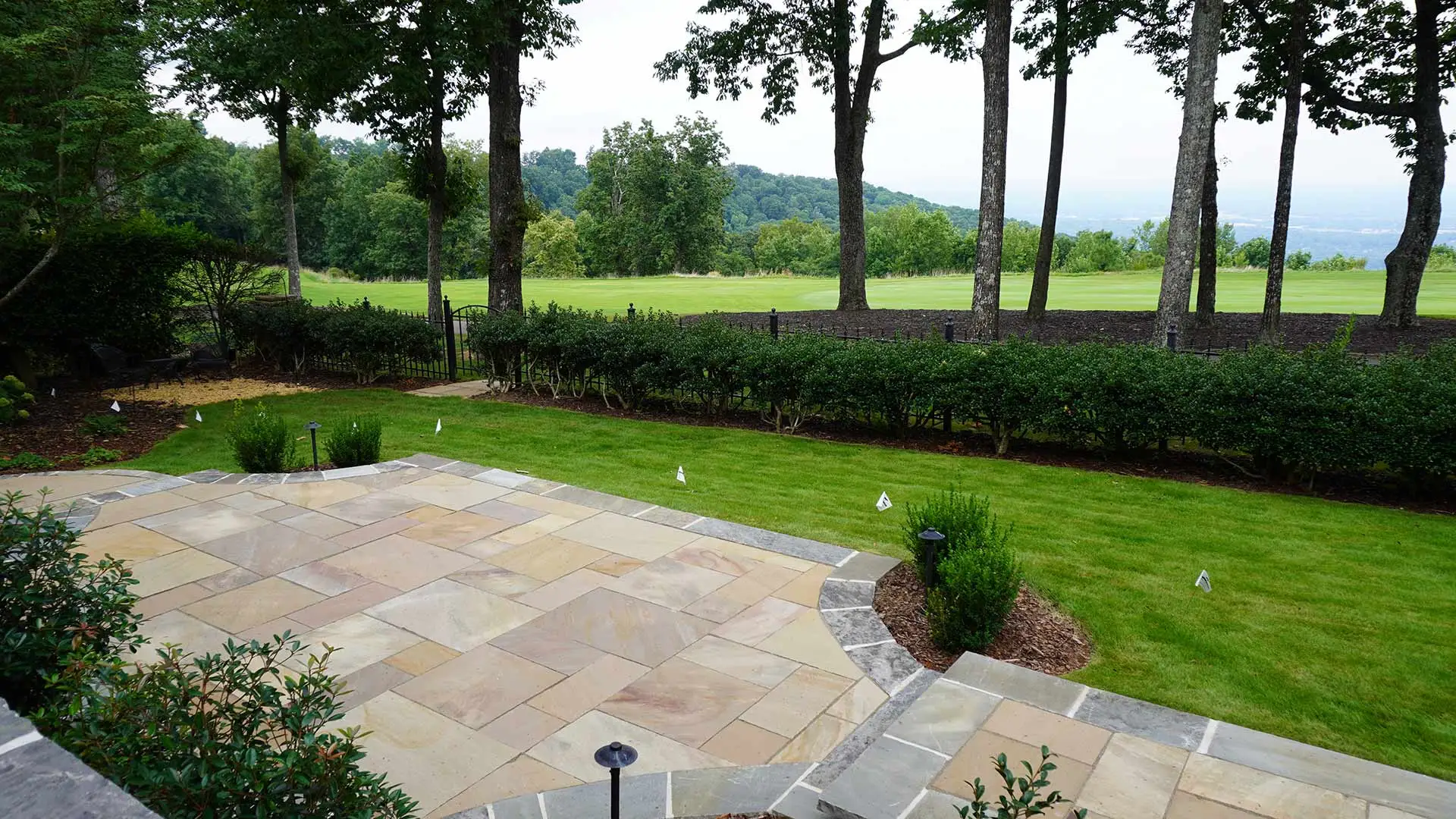 Landscape installed and maintained by Five Star Lawn and Landscaping in Huntsville, AL.