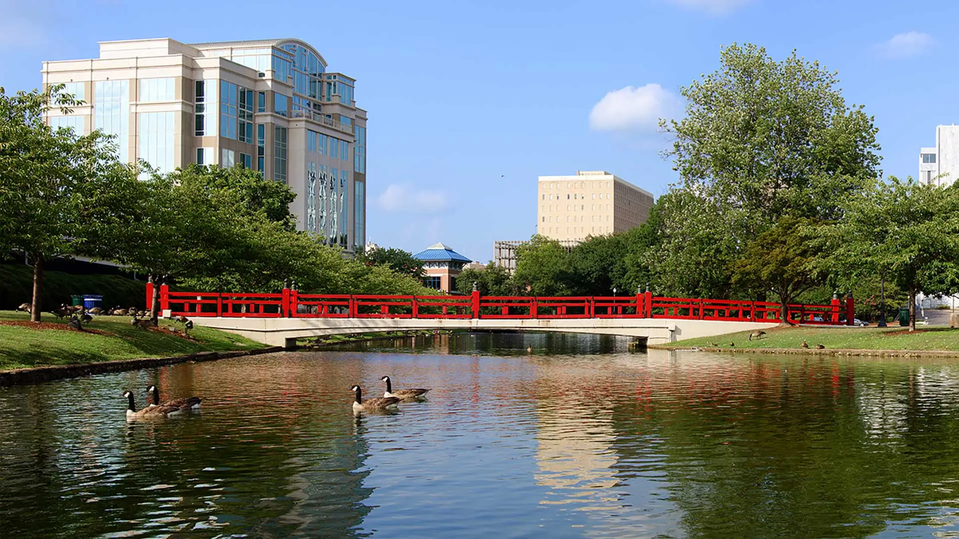 A view of downtown Huntsville, AL.