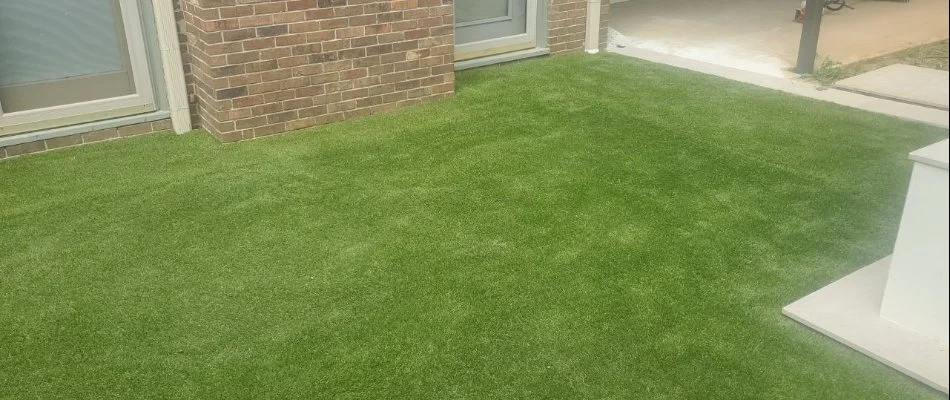 Artificial turf on a property in Huntsville, AL.