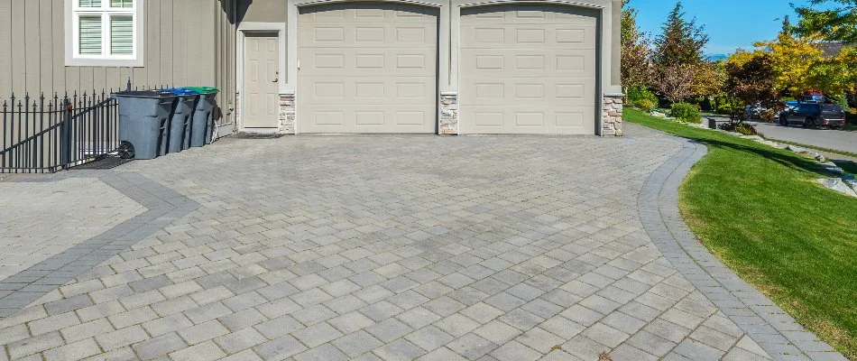 Paver driveway on a property in Huntsville, AL.