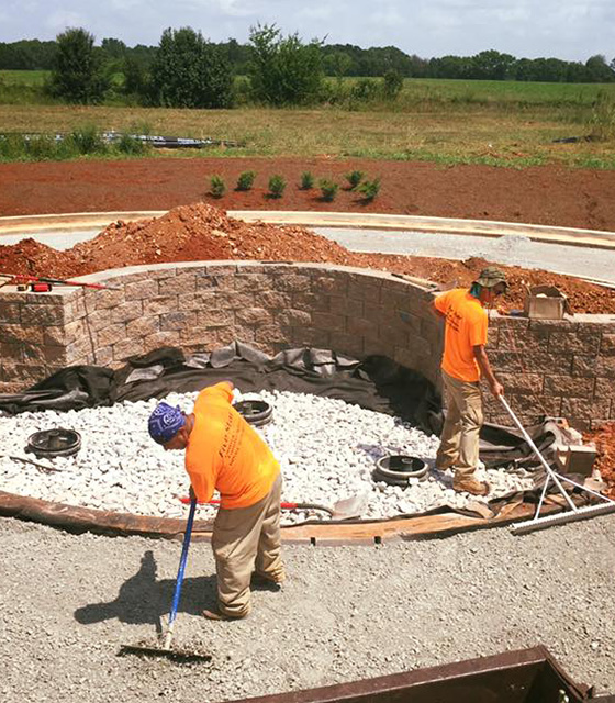 Five Star experts installing a project in Huntsville, AL.